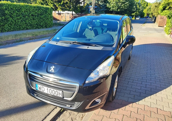 Peugeot 5008 cena 32500 przebieg: 166000, rok produkcji 2014 z Warszawa małe 92